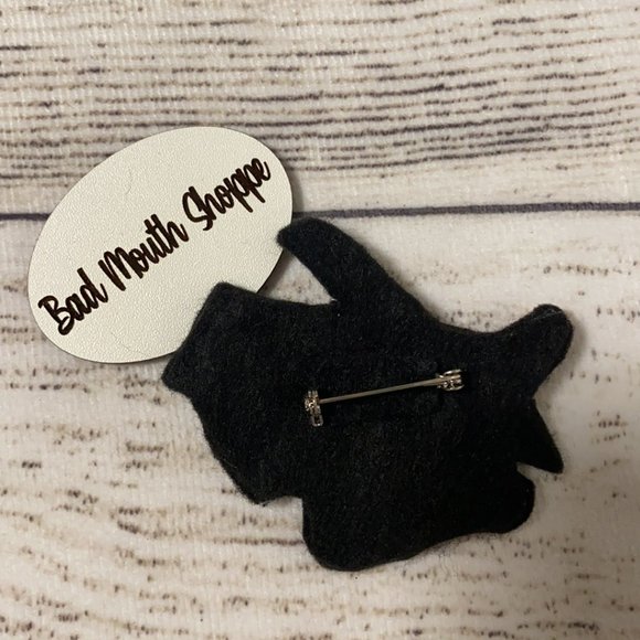 *Craftsylvania Nightmare Before Christmas Felties Handmade Disney Brooch Zero - Picture 2 of 3